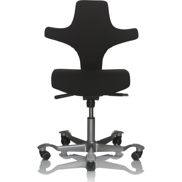 Kontorsstol HÅG Capisco 8126 Svart/Silver Medelhög