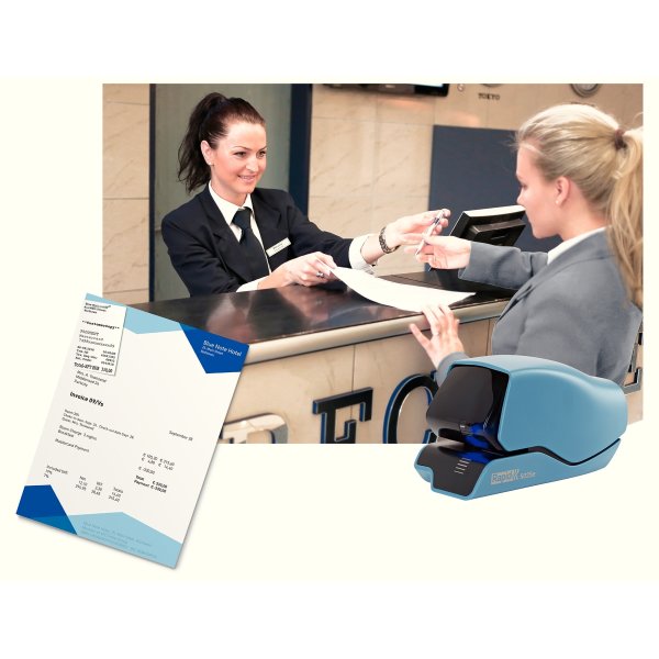 Elektrisk häftapparat Rapid 5025e Blå