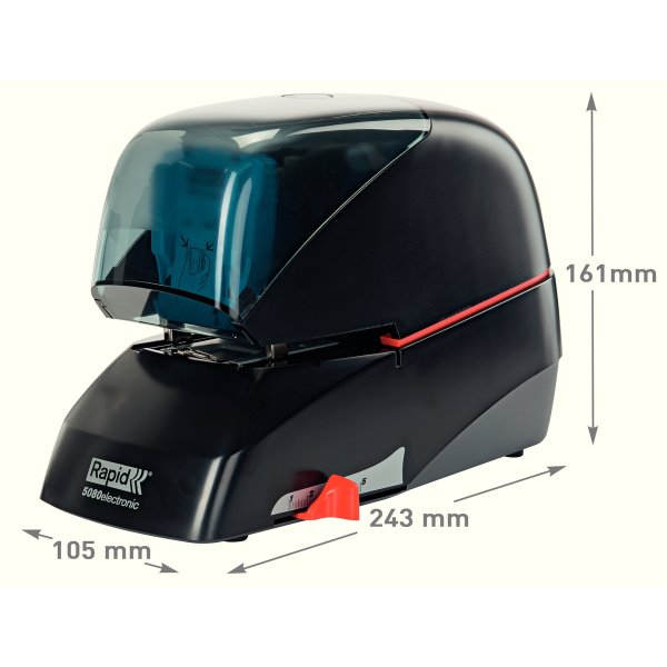 Elektrisk häftapparat Rapid Supreme R5080e Svart