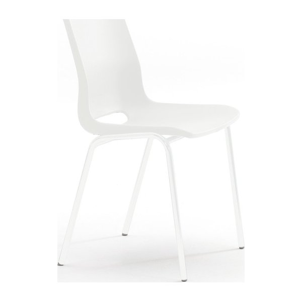 Ana stol utan stoppning, Vanilla/Snow