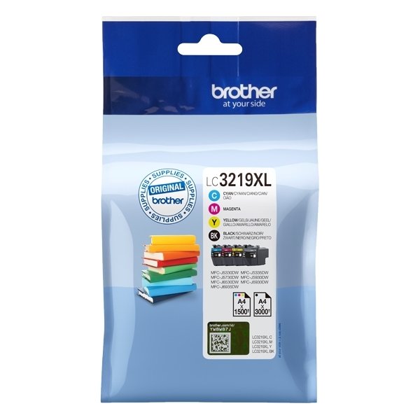 Brother LC3219XLVALDR blækpatron, XL sampak