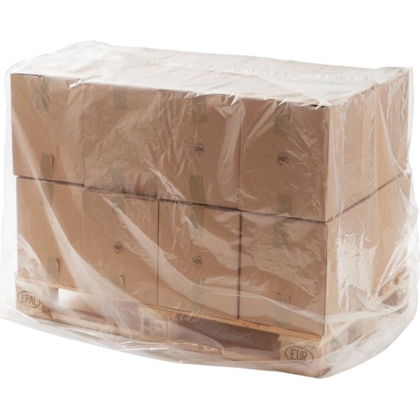 Pallhuv för 1/2 pall, klar, 860x315x1300 mm