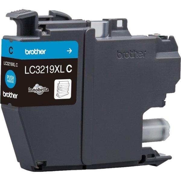 Brother LC3219XLC XL blækpatron, blå, 1500s