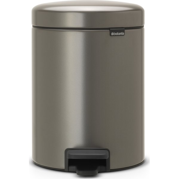Brabantia Pedalhink 5 L, platinum