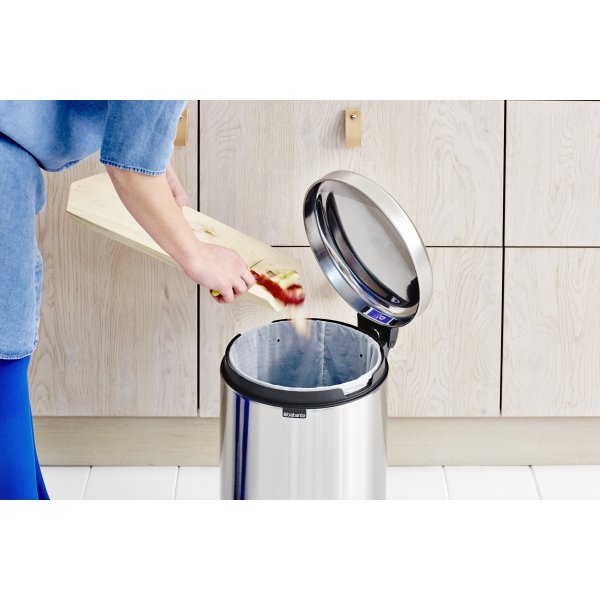 Brabantia Pedalhink, 20 L, matt steel FPP