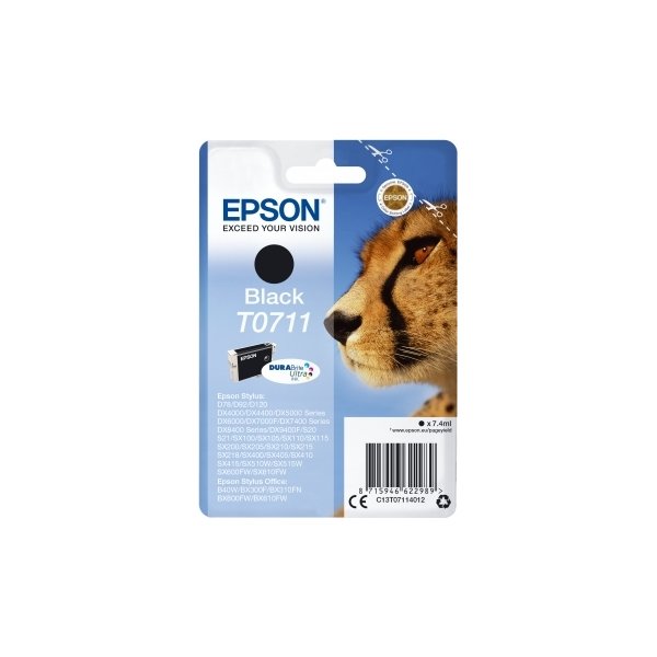 Epson nr.T0711/C13T07114012 bläckpatron Svart 240s