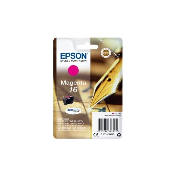 Epson T1623 Bläckpatron, 165 sidor, magenta