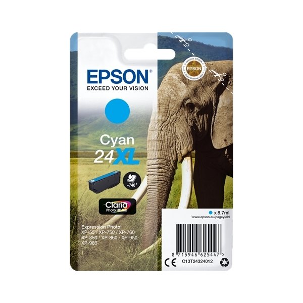 Bläckpatron Epson 24XL Blå