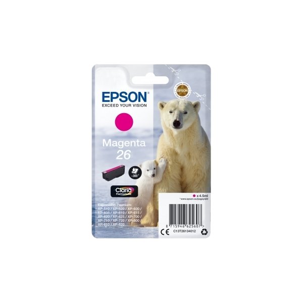 Epson T2613 bläckpatron, 300 s, magenta