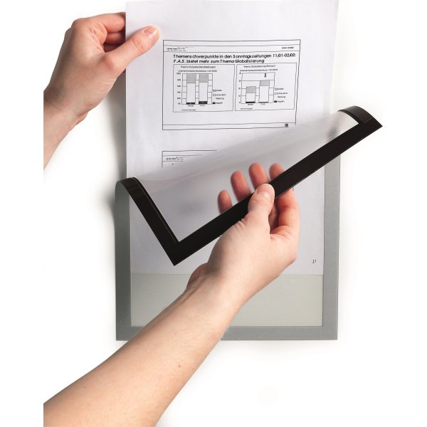 Magnetram Durable Duraframe® A5 Svart 5 st