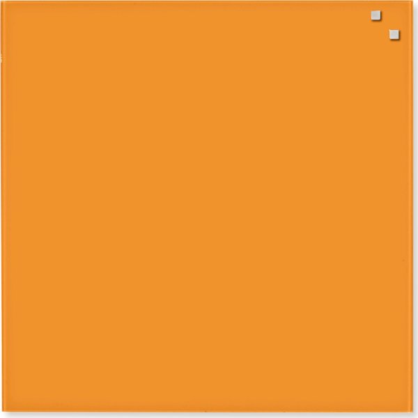 Magnetisk glastavla Naga 45x45 cm orange