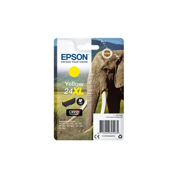 Epson nr T2434/C13T24344022 bläckpatron, gul, 740