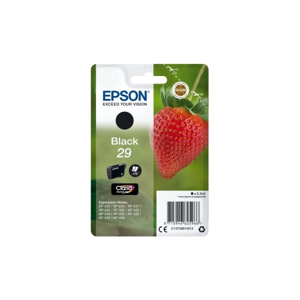 Bläckpatron Epson C13T29814022 Svart