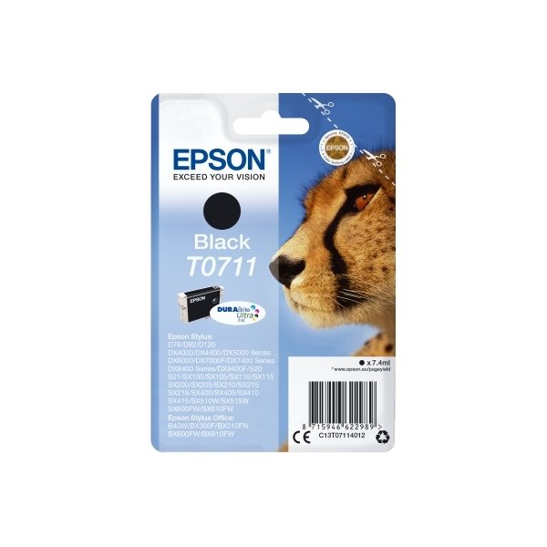 Epson nr T0711/C13T07114022 bläckpatron, svart, 41