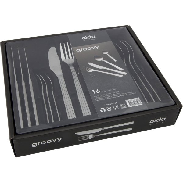 Bestickset Aida Groovy 16 delar
