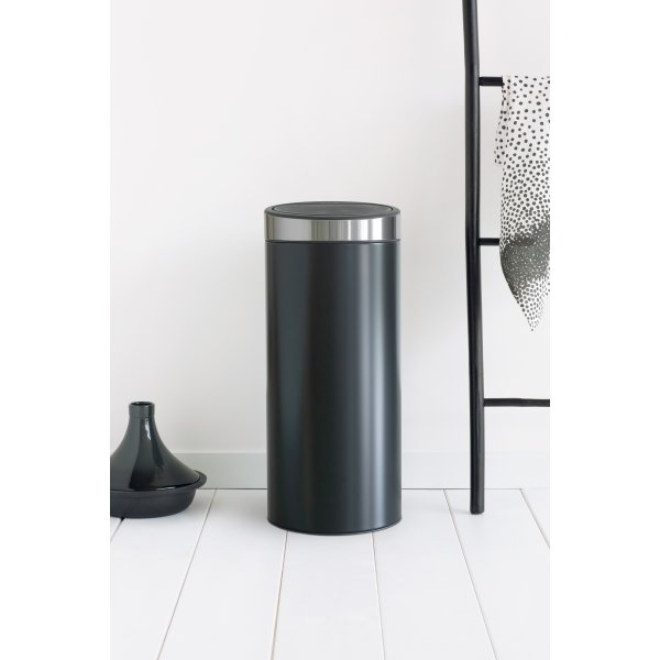 Brabantia Touch Bin 30 L, matt black FFP