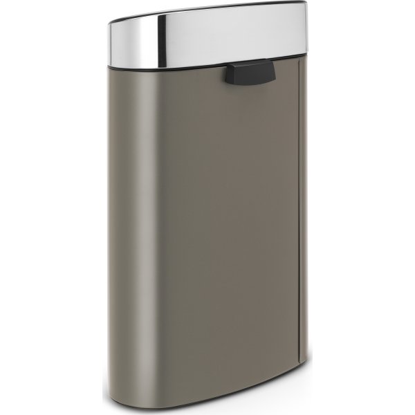 Brabantia Touch Bin 40 L, platinum med stållock