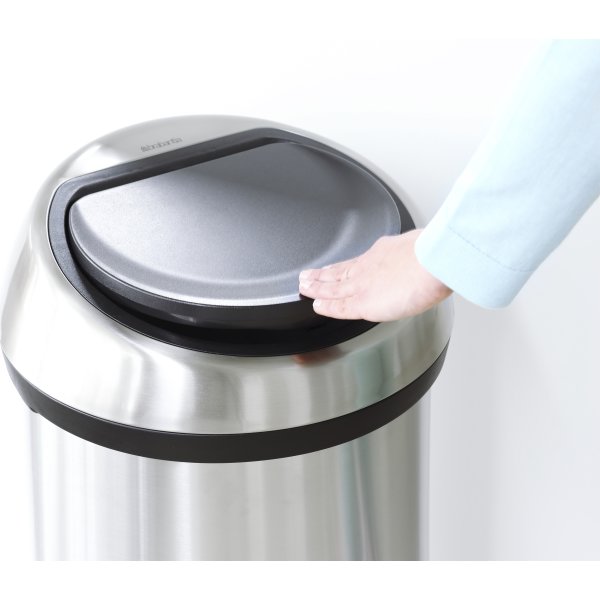 Brabantia Touch Bin 60 L, platinum, FPP-lock