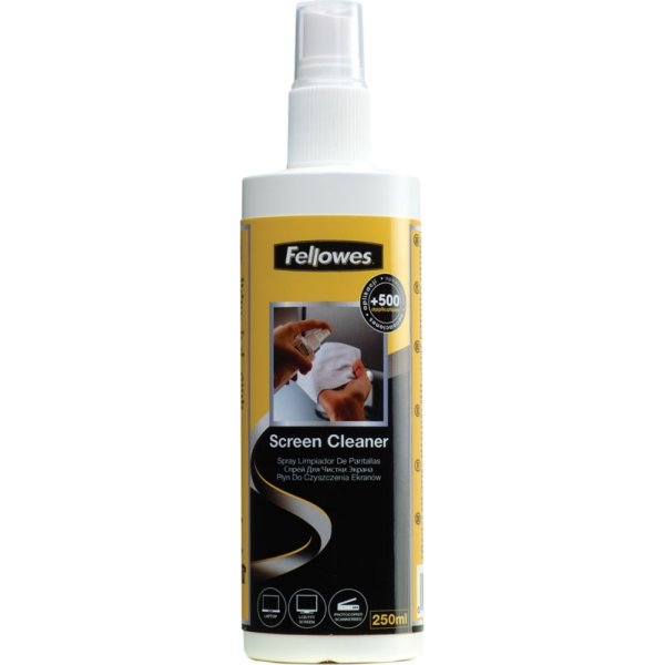 Fellowes skärmrengöring, 250 ml.