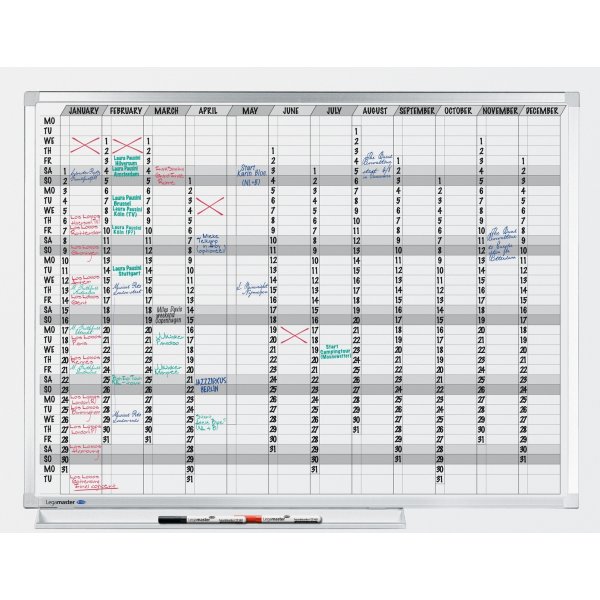 Årsplanerare Legamaster Professional 90cmx120 cm