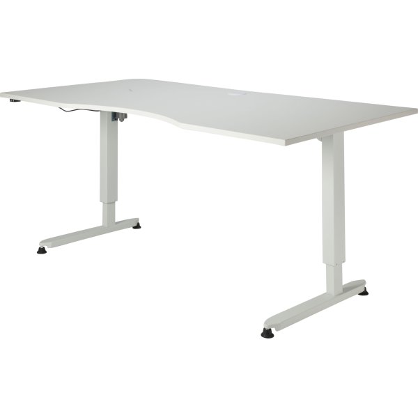 Stay höj- och sänkbart skrivbord vit/vit 180x90 cm