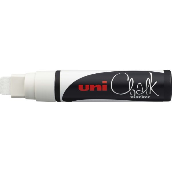Uni PWE-17K kritpenna, vit, 15 mm bred spets