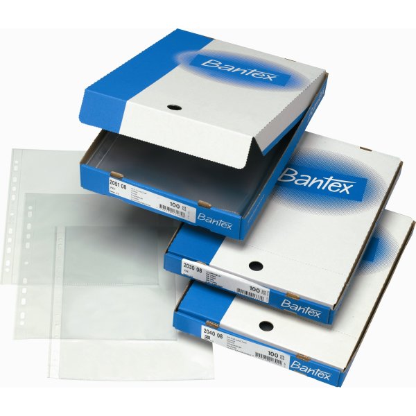 Bantex ficka A4 PP, 0,12 mm, topp, 100 st.