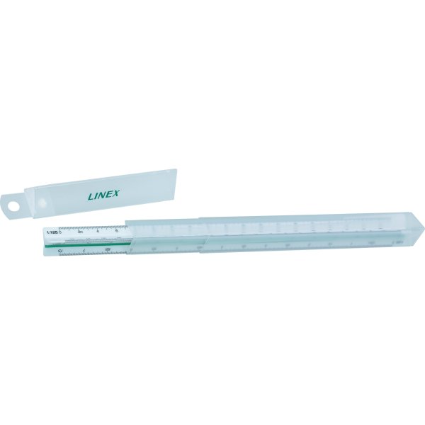 Linex 311 triangulära måttstock, 300 mm