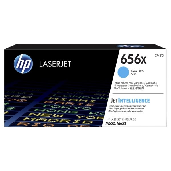 HP 656X/CF461X Lasertoner, blå, 22 000 s