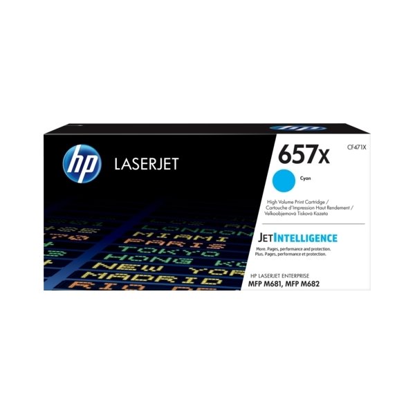 HP 657X/CF471X Lasertoner, blå, 23 000 s