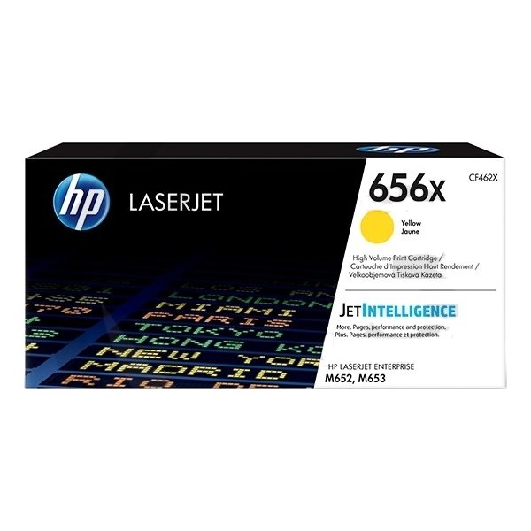 HP 656X/CF462X Lasertoner, gul, 22 000 s
