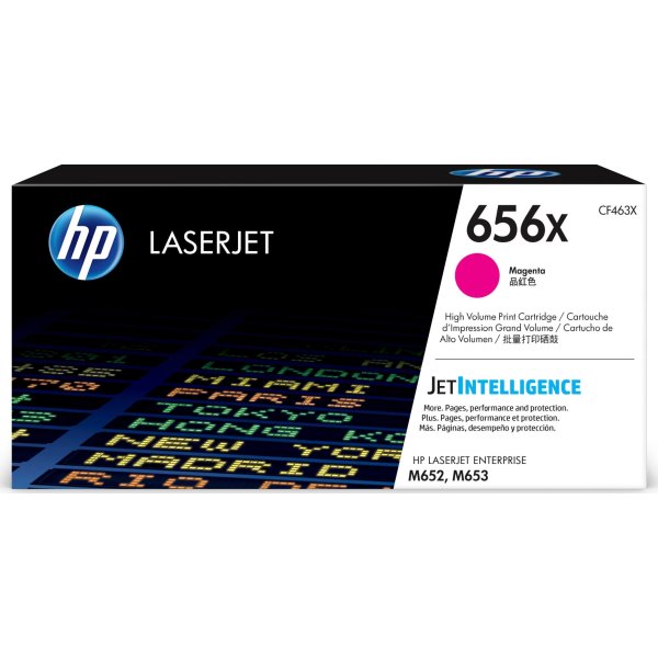 HP 656X/CF463X Lasertoner, röd, 22 000 s