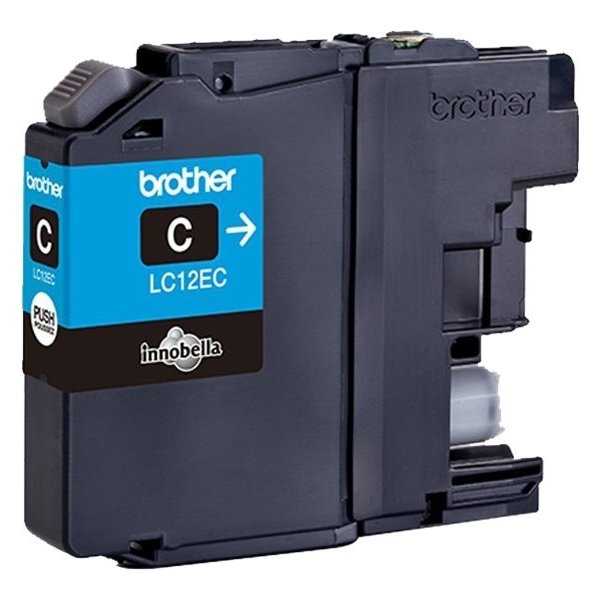 Brother LC12EC bläckpatroner, cyan, 1200 s