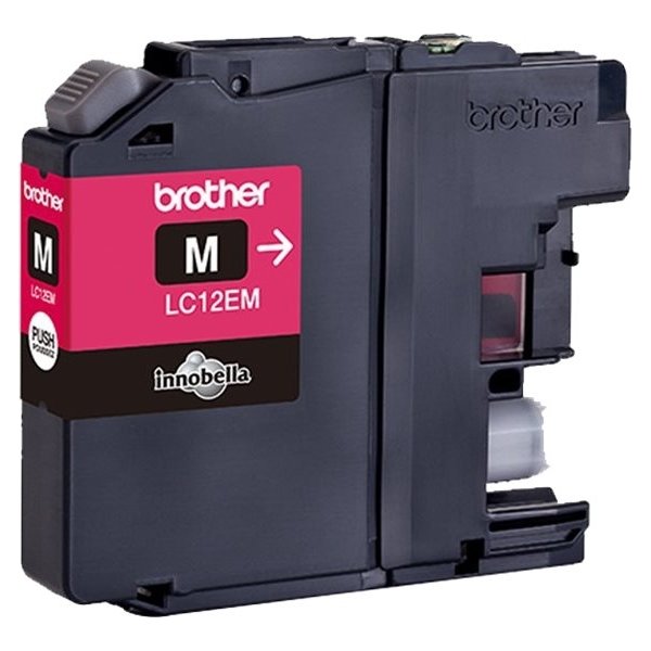 Brother LC12EM bläckpatron, magenta, 1200 s