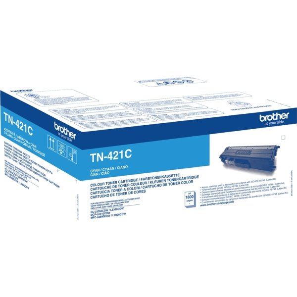 Lasertoner Brother TN-421C Blå 1800 sidor
