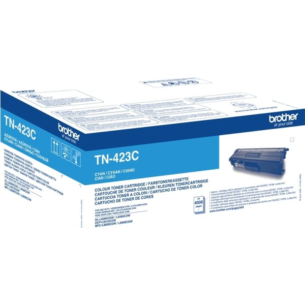 Lasertoner Brother TN-423C XL Blå 4000 sidor