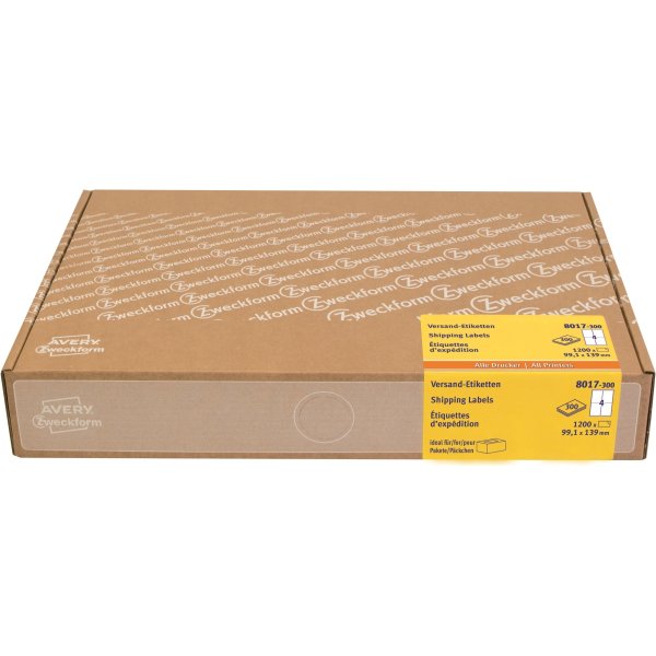 Avery 8017 Försändelseetiketter 99,1x139 mm