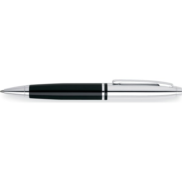 Cross Calais kuglepen, Chrome / Black Lacquer