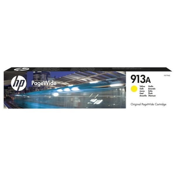 Bläckpatron HP 913A/F6T79AE PageWide Gul 3000 s