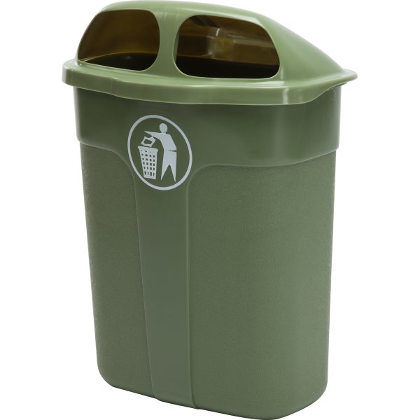 Avfallsbehållare 60 L Grön Utomhus