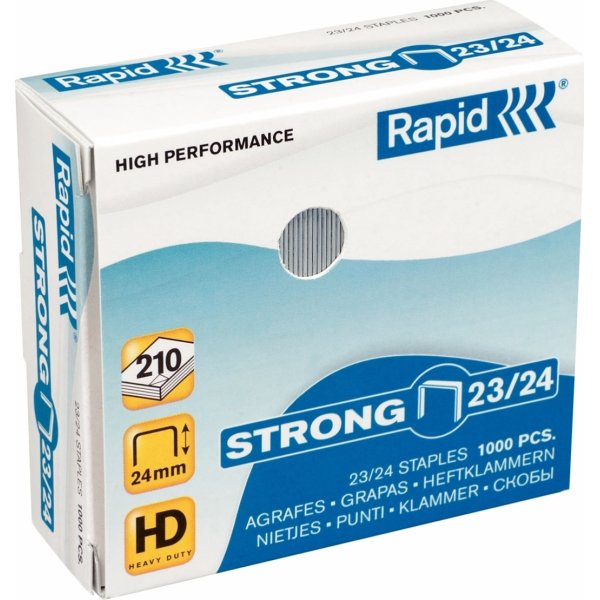 Häftklammer Rapid Strong 23/24, 1000 st
