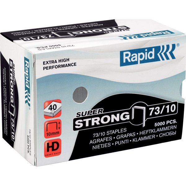 Häftklammer Rapid Super Strong 73/10, 5000 st