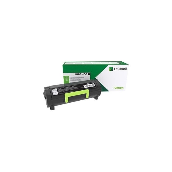 Lasertoner Lexmark 51B2X00 Svart 20 000 sidor
