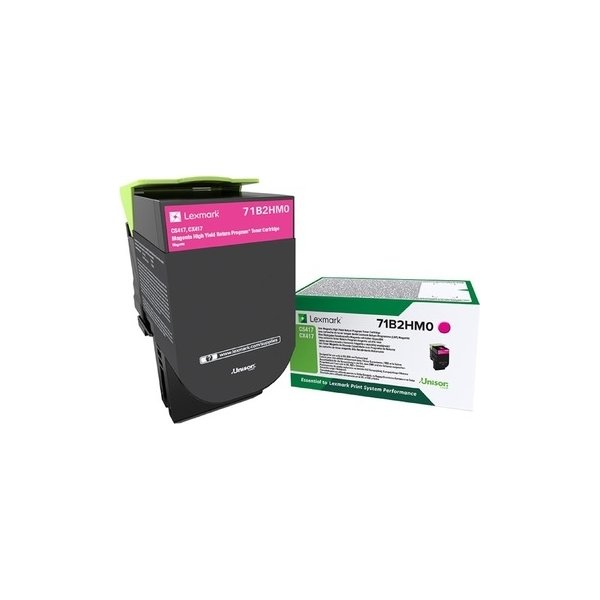 Tonerkassett Lexmark 71B2HM0 Magenta 3500 sidor