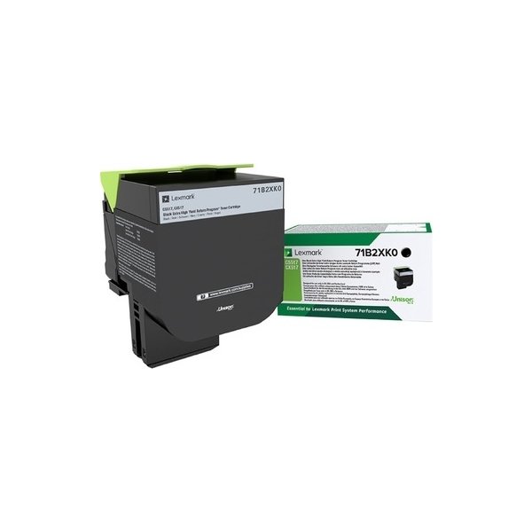 Tonerkassett Lexmark 71B2XK0 Svart 8000 sidor