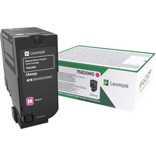 Tonerkassett Lexmark 75B20M0 Magenta 10 000 sidor