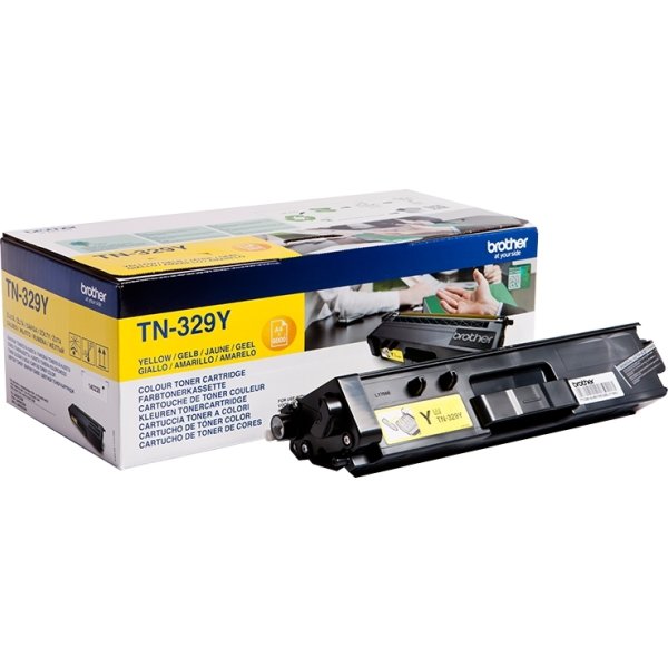 Lasertoner Brother TN-329Y Gul 6000 sidor 2-pack