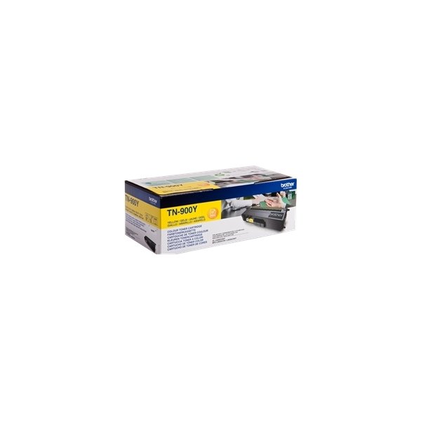 Lasertoner Brother TN900Y Gul 6000 sidor 2-pack