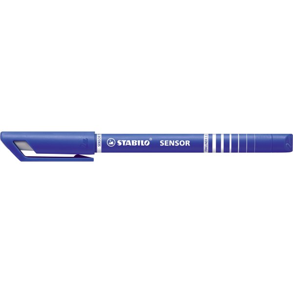 Stabilo Sensor fiberpenna, blå