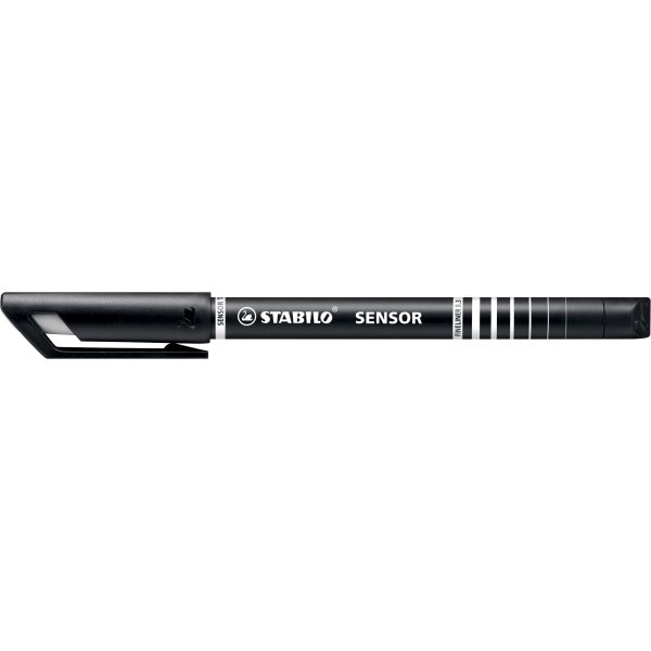 Stabilo Sensor fiberpenna, svart